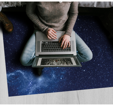 hviezdy vinylový koberec nebeský večer - Tenstickers