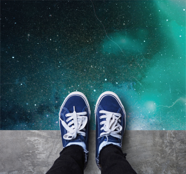 hviezdy vinylový koberec odtieň kozmickej galaxie - Tenstickers