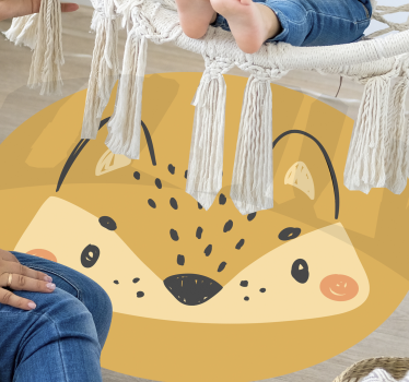 Malá líščia zvieracia podložka - Tenstickers
