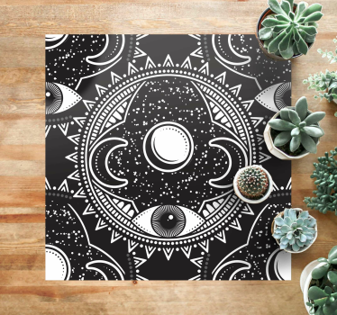 Mandala zverokruhu téma mat - Tenstickers