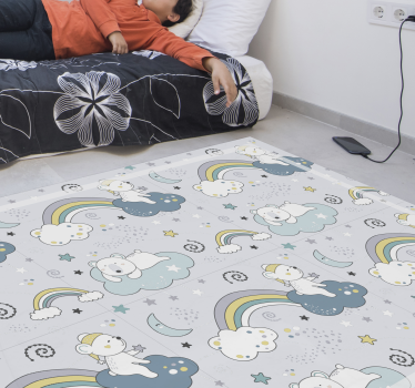 Nordic animal adventures baby mat - Tenstickers