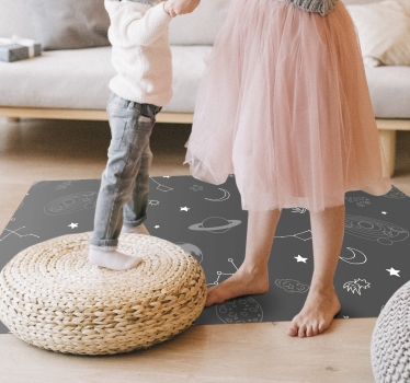 Nordic univers baby mat - Tenstickers