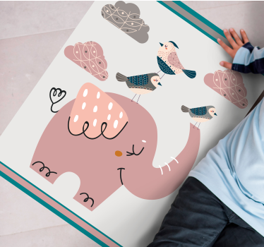 Podložka pre bábätká severských slonov a vtákov - Tenstickers