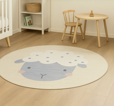 rôzne vinylové koberce pre deti béžové ovečky - Tenstickers