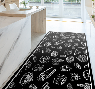 rôzne vinylové koberce pre deti cukrárske náčrty - Tenstickers