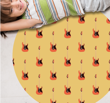 rôzne vinylové koberce pre deti gitarový vzor - Tenstickers
