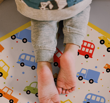rôzne vinylové koberce pre deti hravá doprava - Tenstickers