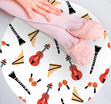 rôzne vinylové koberce pre deti koncept hudobného nástroja - Tenstickers
