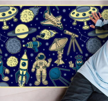 rôzne vinylové koberce pre deti nápad na nebeskú cestu - Tenstickers