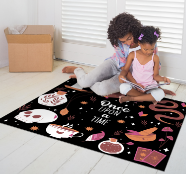 rôzne vinylové koberce pre deti rozprávkový čas - Tenstickers