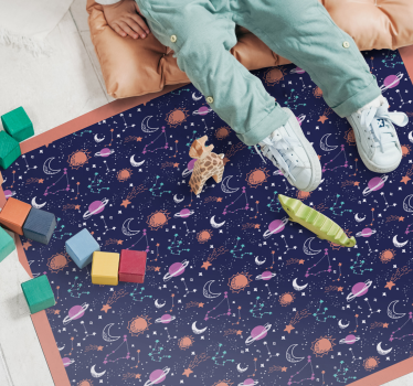 rôzne vinylové koberce pre deti vesmírna vesmírna hra - Tenstickers