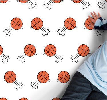 rôzne vinylové koberce pre deti vzor pohybu basketbalu - Tenstickers