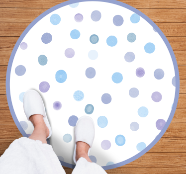rôzne vinylové koberce pre deti žiarivé bodkované kruhy - Tenstickers
