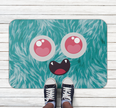 Roztomilý anime monštrum pre deti vinylový koberec - Tenstickers