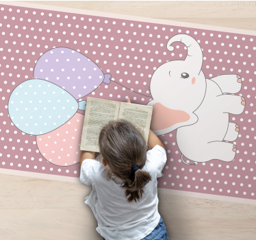 Slon s balónikmi zvieracia podložka - Tenstickers
