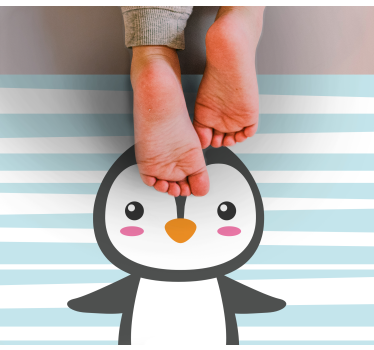 šťastný tučniak zvieracia podložka - Tenstickers