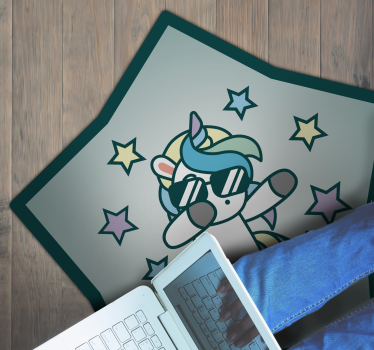 Tanečné anime jednorožec zvieracia podložka - Tenstickers