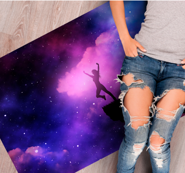 hviezdy vinylový koberec kozmická plavba - Tenstickers