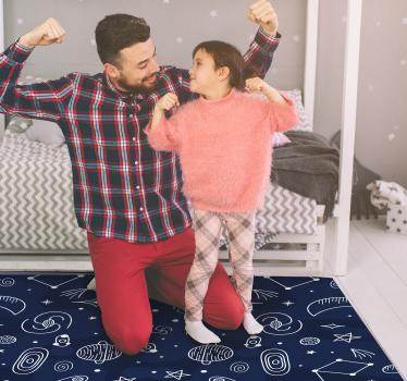 rôzne vinylové koberce pre deti vesmírny tematický priestor - Tenstickers