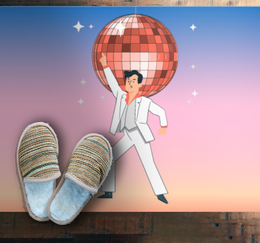 rôzne vinylové koberce pre deti atmosféra tanečnej párty - Tenstickers