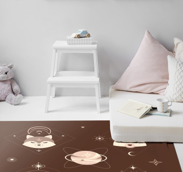 Vinylový koberec nordic wolf pre deti - Tenstickers
