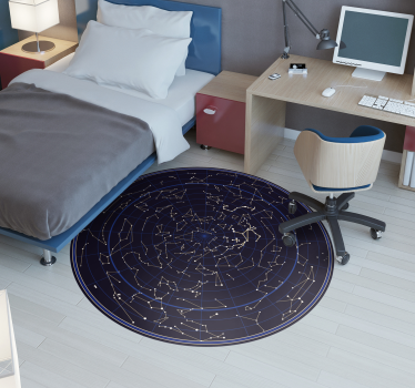 Vinylový koberec okolo zvěrokruhu zverokruhu - Tenstickers