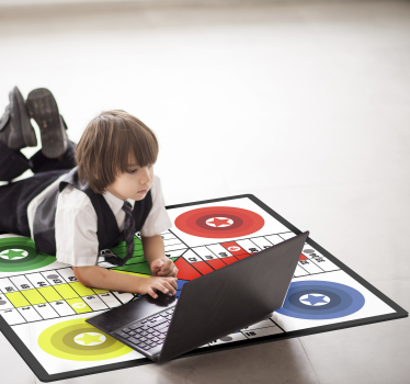 Vinylový koberec parchis game - Tenstickers