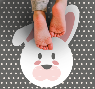 vinylové koberce pre nemluvna bodkovaný zajačik - Tenstickers