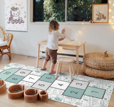 Vinylový koberec s detským ihriskom pre deti - Tenstickers