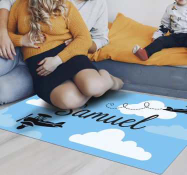 rôzne vinylové koberce pre deti nebeské lietadlá s názvom - Tenstickers