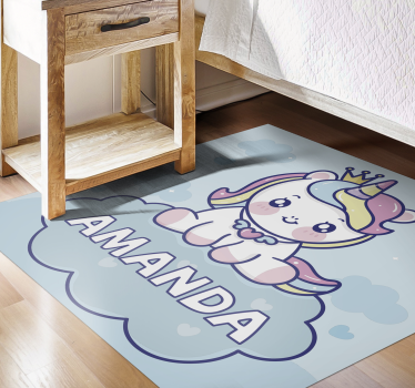 rôzne vinylové koberce pre deti vlastné mláďa jednorožca - Tenstickers