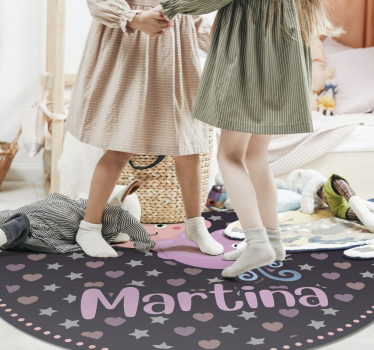 rôzne vinylové koberce pre deti fialové oblaky s názvom - Tenstickers