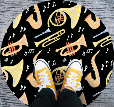 rôzne vinylové koberce pre deti nápad na hudobný nástroj - Tenstickers