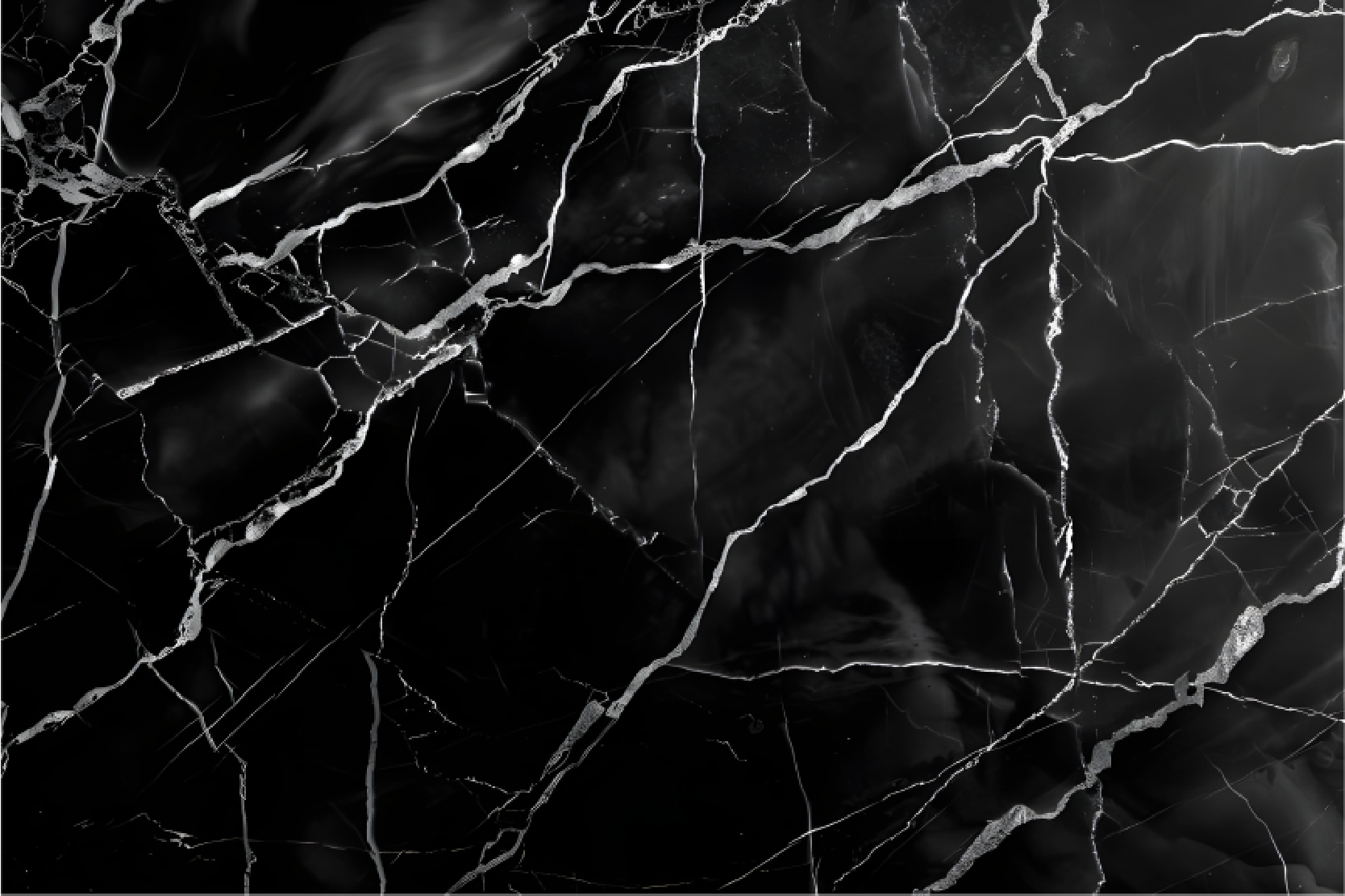 čierny vinylový koberec imitácia mramoru - Tenstickers