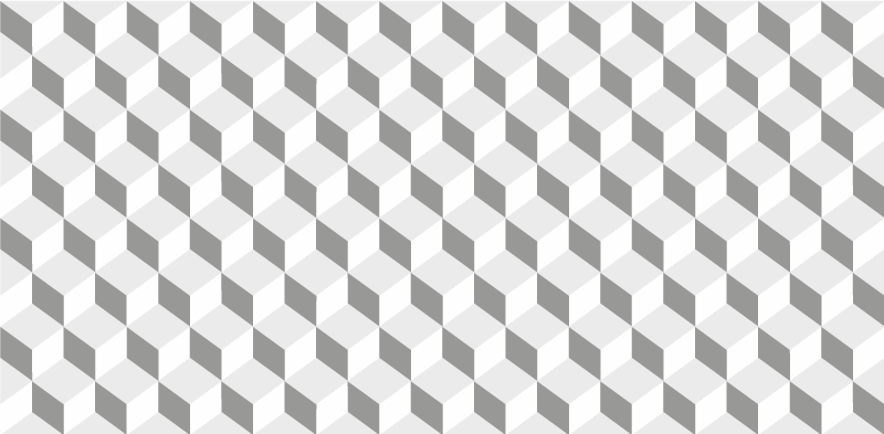 vinylový koberec do kuchyne sivé kocky - Tenstickers