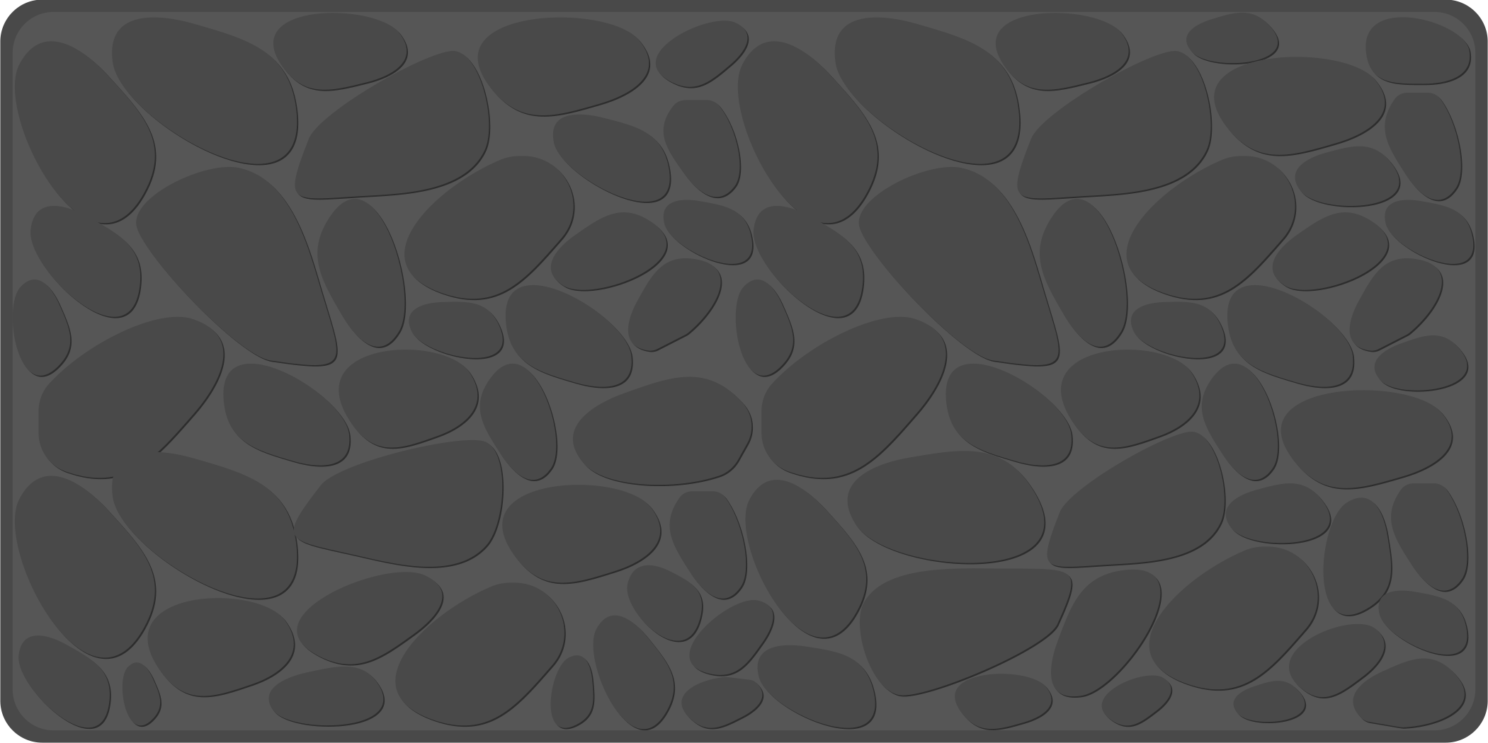 vinylový koberec do kúpelne efekt sivej skaly - Tenstickers