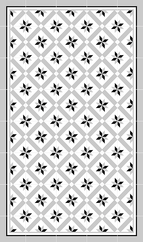 vinylový koberec do kuchyne hydraulická sivá - Tenstickers