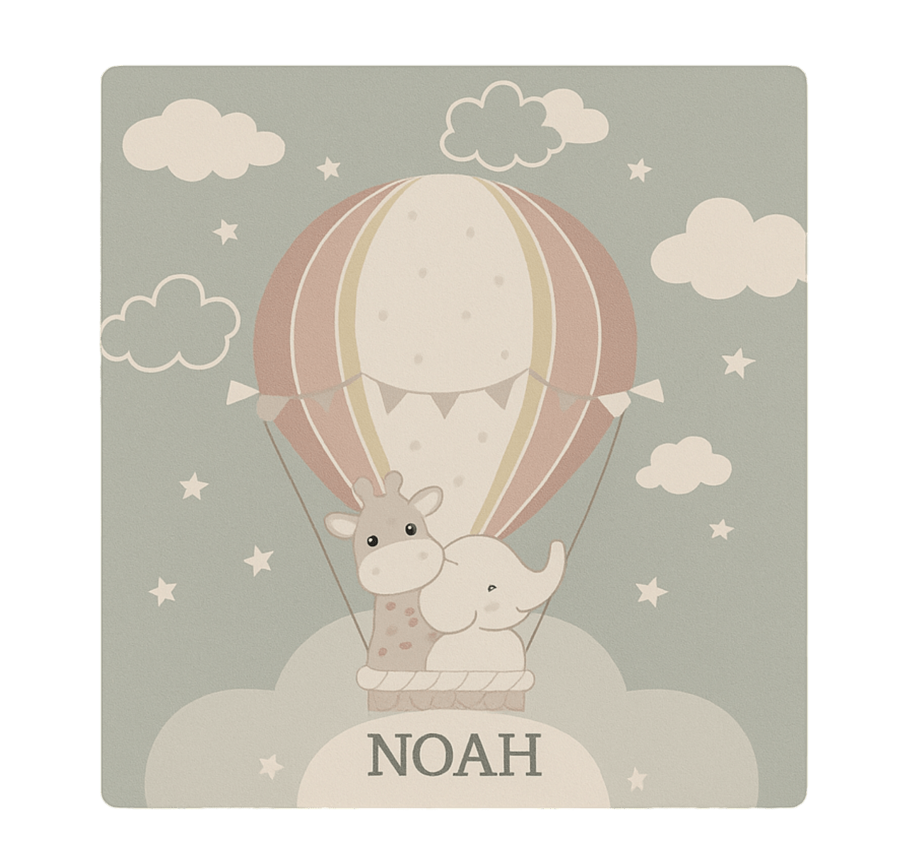 Rôzne vinylové koberce pre deti s pastelovým balónom - Tenstickers