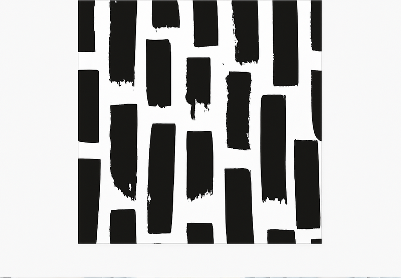 štvorcový vinylový koberec moderné ťahy farby - Tenstickers