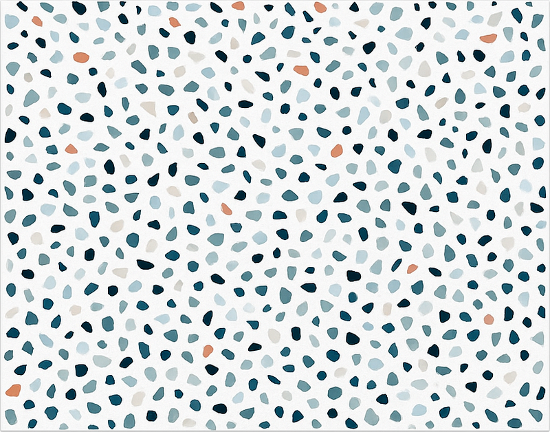 vinylový koberec do kuchyne malé farebné kamienky - Tenstickers