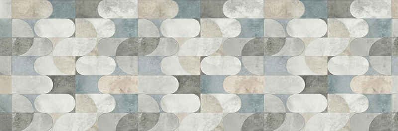 Vinylový koberec do kuchyne moderná mozaika pill - Tenstickers