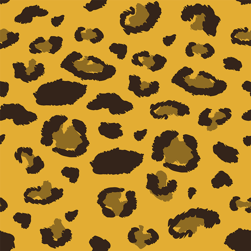 Vinylové koberce zvieratá leopardí vzor - Tenstickers