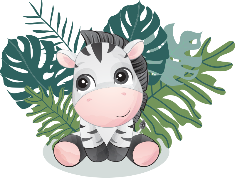 Vinylové koberce zvieratá divoká afrika zebra - Tenstickers
