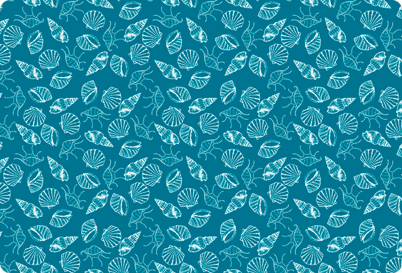 Vinylové koberce zvieratá morské mušle - Tenstickers