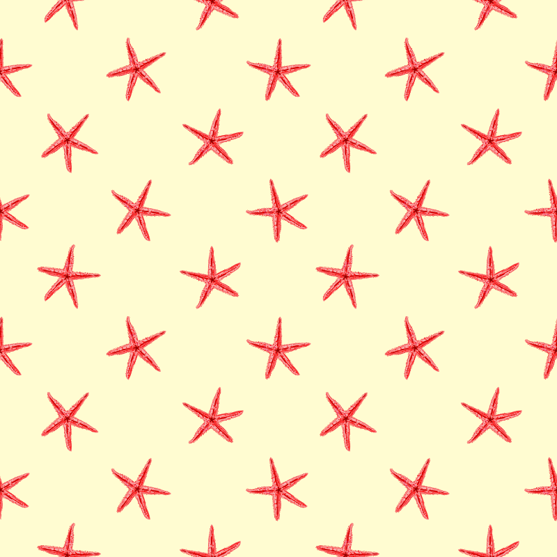 Vinylové koberce zvieratá hviezdica na jemnom piesku - Tenstickers