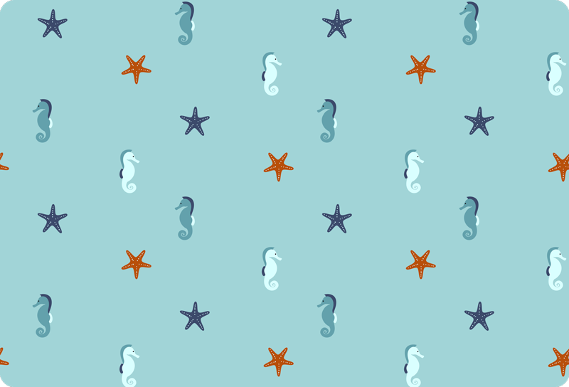 Vinylové koberce zvieratá námorný štýl - Tenstickers