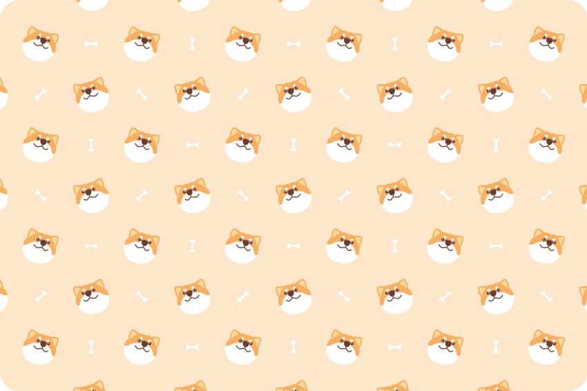 Vinylové koberce zvieratá roztomilá psia tvár kreslená - Tenstickers