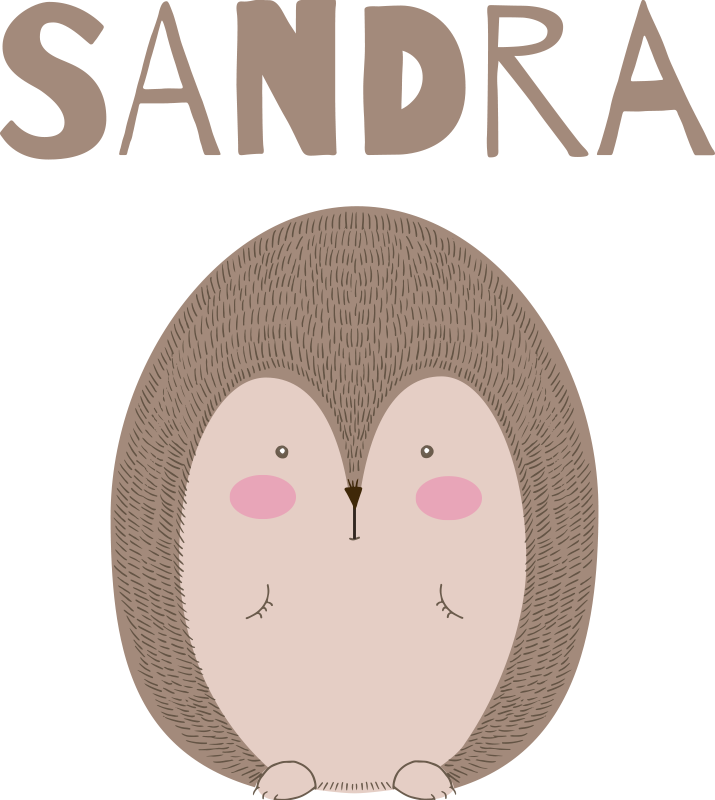 Vinylové koberce zvieratá roztomilý ježko - Tenstickers