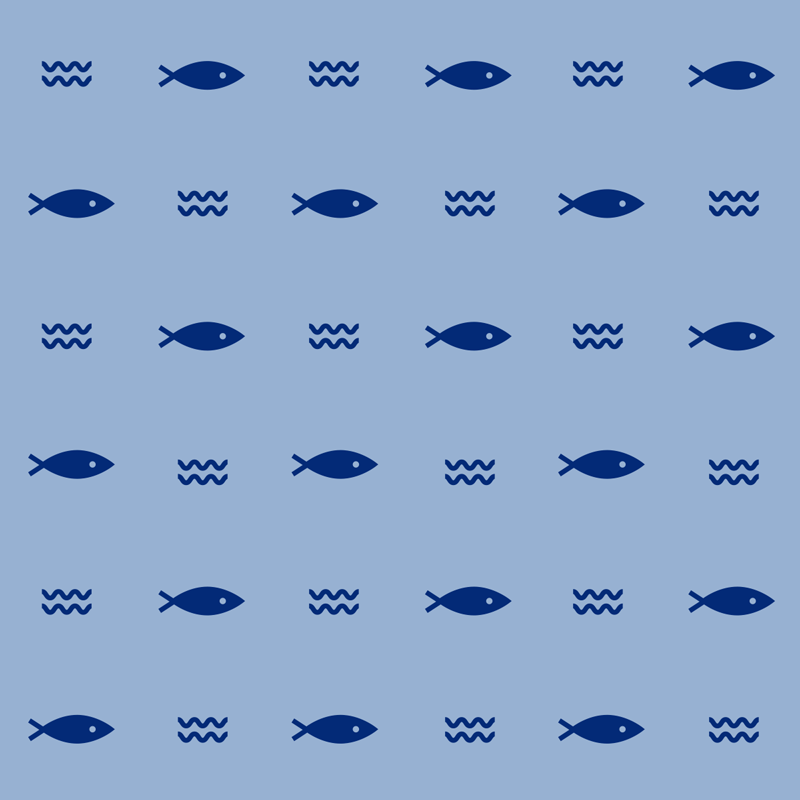 Vinylové koberce zvieratá s rybím vzorom - Tenstickers