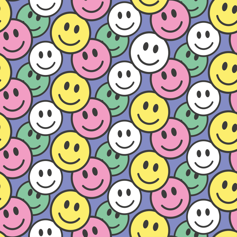 Vinylové koberce zvieratá farebné úsmevné vzory - Tenstickers